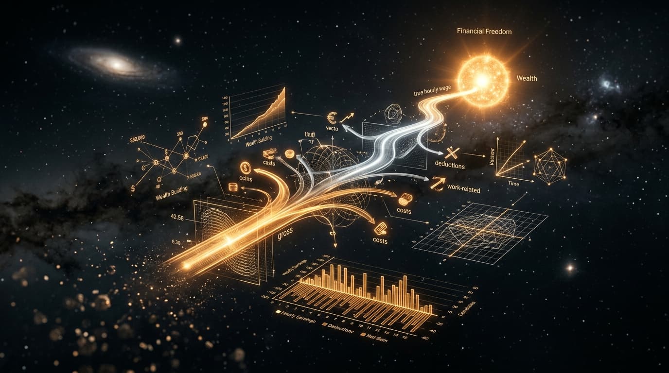 Your $25/Hour Job Actually Pays $14.73 After True Work Costs